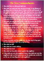 The Ten Commandments(Red version)